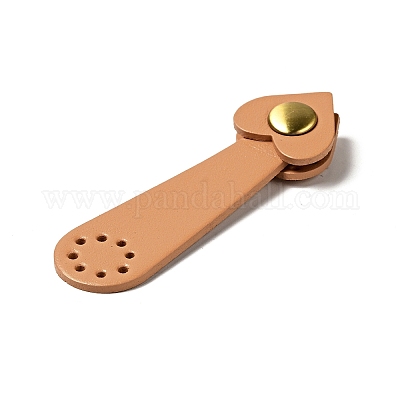 Сердце воловья кожа пришить застежки для кошелька&nbsp;LS-FIND-D027-01D-1