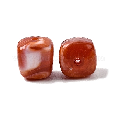 Непрозрачные акриловые бусины OACR-D320-01O-1