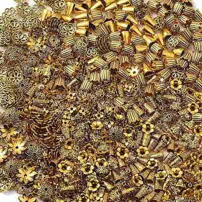 Тибетском стиле сплав шарик крышки TIBE-MSMC004-AG-1