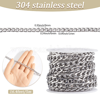 Цепи для ограждения из нержавеющей стали 304 длиной 5 м CHS-SP0001-03-1