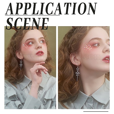 Наборы для самостоятельного изготовления сережек из нержавеющей стали 304 DIY-UN0002-33P-1