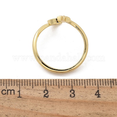 Кольца-манжеты из латуни для женщин RJEW-C126-14G-1