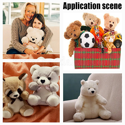 36 набор из 3-х видов сердечек с флокированными и пластиковыми носами для поделок FIND-GO0002-16B-1