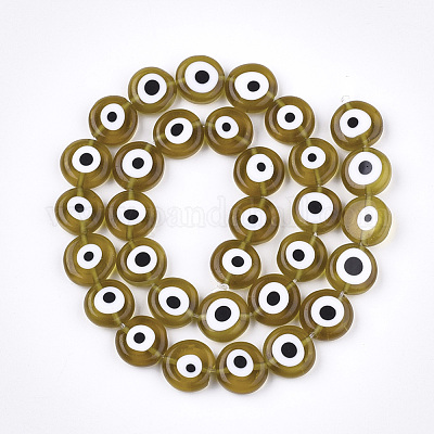 Ручной сглаза бусины бисер нитей LAMP-S191-02D-07-1