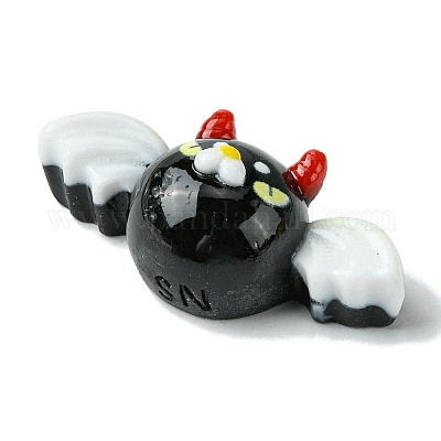 Кабошоны из непрозрачной смолы на тему Хэллоуина CRES-Q219-01E-1