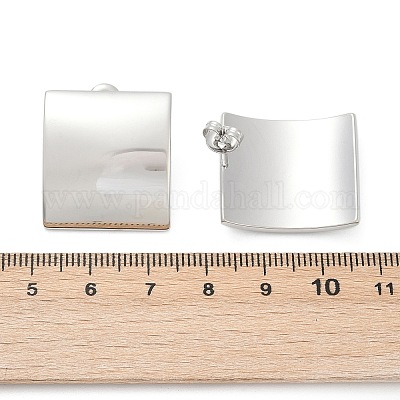 Серьги-гвоздики из нержавеющей стали 304 EJEW-G395-32P-1