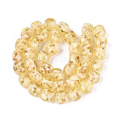 Бусины ручной работы бусины золотого песка LAMP-T021-32E-1