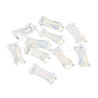 Опаловые скульптуры в форме собачьей кости DJEW-G033-01A-11-1