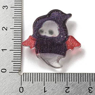 Кабошоны из прозрачной смолы на тему Хэллоуина RESI-E057-01A-1