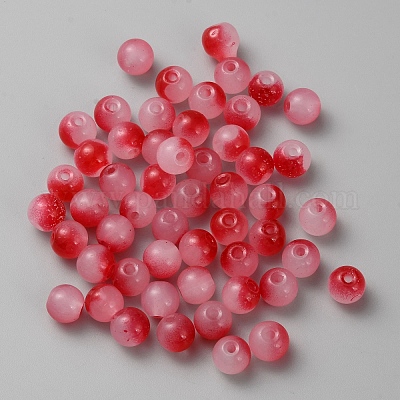 Двухцветные стеклянные бусины GLAA-CJC0001-19L-1