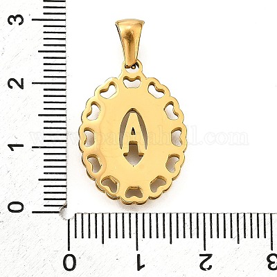 Подвески из нержавеющей стали 304 золотистого цвета STAS-K300-02G-A-1