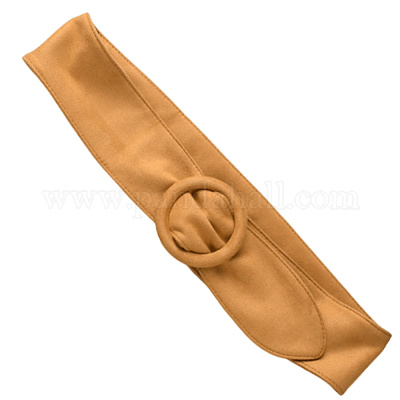 Поясной ремень из искусственной замши с застежкой для рубашки AJEW-WH20019-26A-1