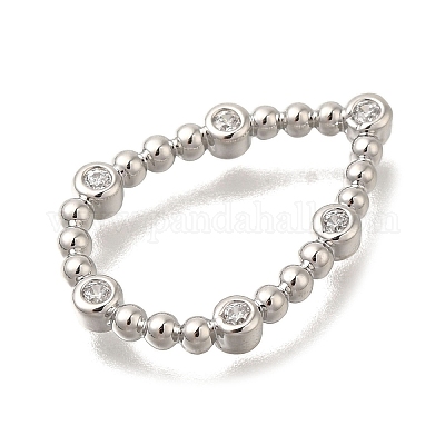 Стойка покрытие латунь прозрачный кубический цирконий соединительные кольца KK-I716-26P-03-1