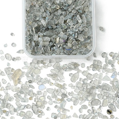 50 г натуральных бусин лабрадорита G-YW0001-76-1