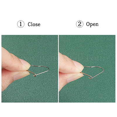 Фурнитура для сережек-колец из нержавеющей стали 304 STAS-UN0022-74-1