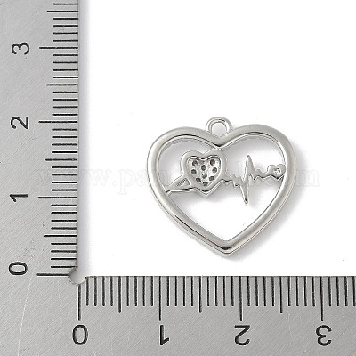 Латунные микро проложить кубического циркония подвески KK-Q091-04B-P-1