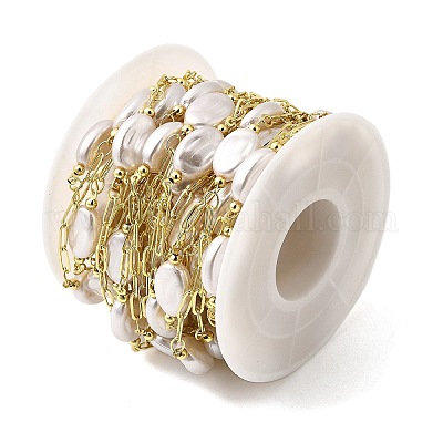 Латунные плоские круглозвенные цепи KK-D391-11G-1