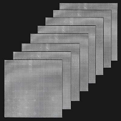 Пластиковые листы холста сетки&nbsp;AJEW-WH0413-62A-1