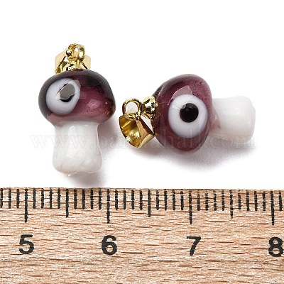 Подвески лэмпворк ручной работы LAMP-S069-06G-02-1