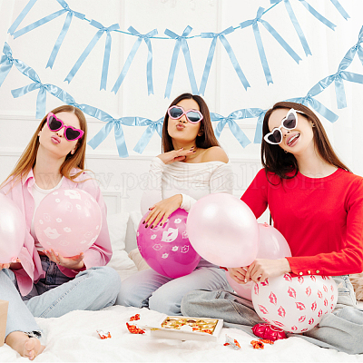 2 стиль баннеры с бантом из ткани&nbsp;AJEW-SP0002-70D-1