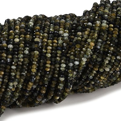 Натуральный турмалин бисер нитей G-RM241221-O15-1