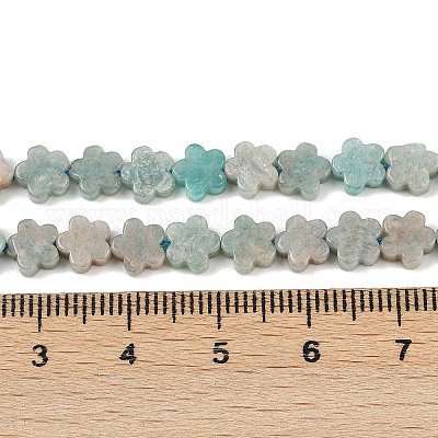 Природных амазонит бисер нитей G-B138-C10-01-1