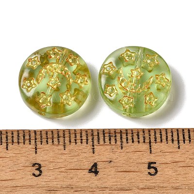 Прозрачные бусины лэмпворк LAMP-P065-04A-12-1