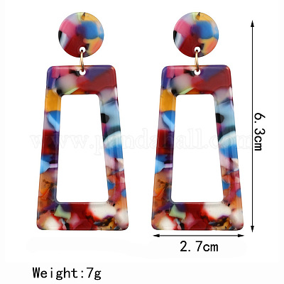 Серьги-гвоздики из сплава уксусной кислоты FS-WG80CFF-03-1