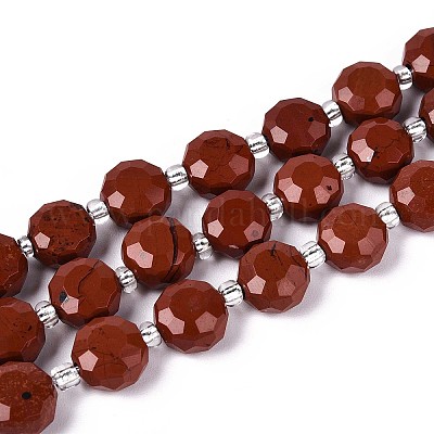 Натуральные красные яшмы бусы пряди G-B153-A21-1