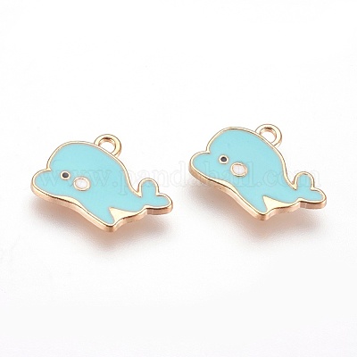 Подвески из эмали и сплава ENAM-G124-04A-1