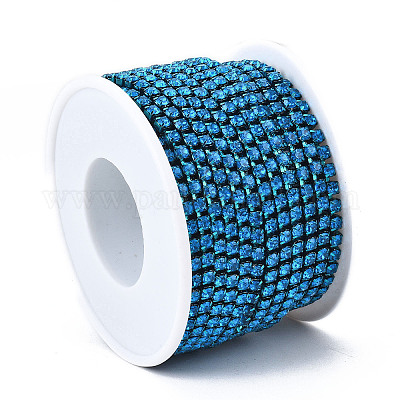 Электрофорез железные стразы цепочки из страз CHC-Q009-SS12-B20-1