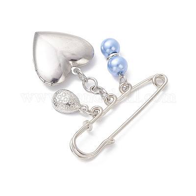 2 шт. 2 вида железных английских булавок JEWB-BR00189-1