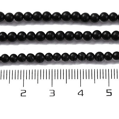 Бусы из натурального шунгита G-M353-A04-3mm-1