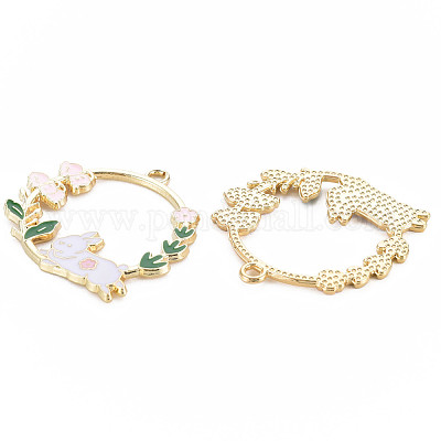 Подвески из эмали и сплава ENAM-S126-109-NR-1