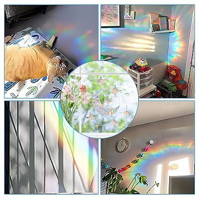 Наклейки на стекло из пвх DIY-WH0449-57B-1