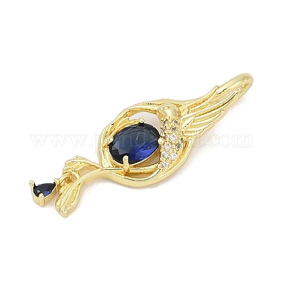 Латунные микро проложить кубического циркония подвески KK-D317-131G-1