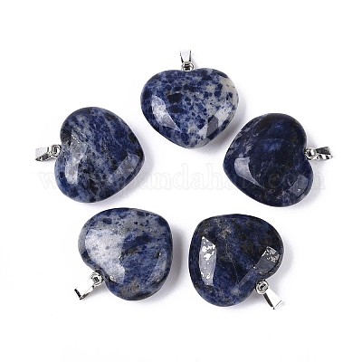 Природные подвески содалитом G-N349-05B-P-1