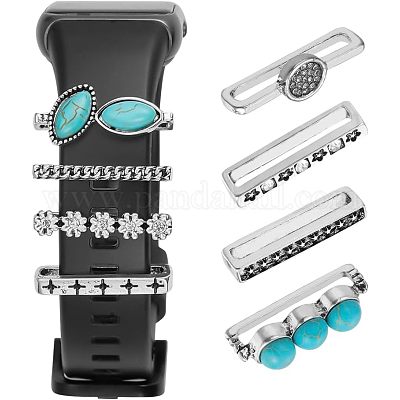 8 шт. синтетический бирюзовый браслет для часов в виде конского глаза FIND-NB0003-22-1