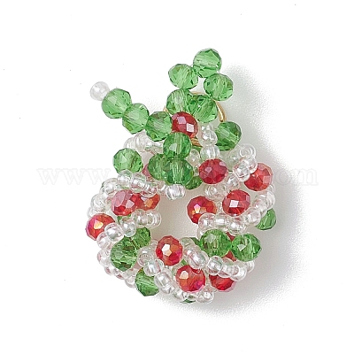 Рождественские стеклянные подвески PALLOY-MZ01039-1