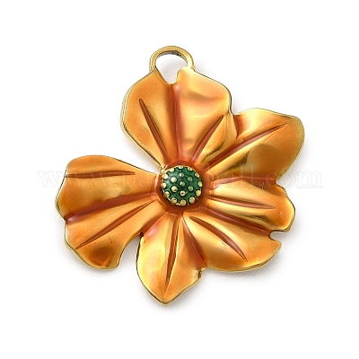 Подвески из нержавеющей стали 304 с эмалью STAS-I355-09G-02-1