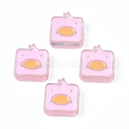 Прозрачные акриловые бусины ACRC-S039-09F-1