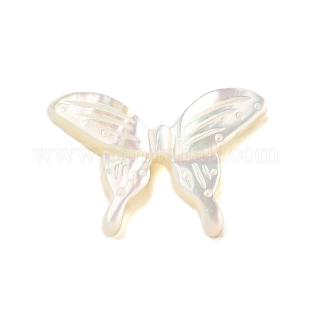 Натуральные белые бусины из ракушек SHEL-M021-09A-1