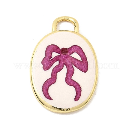 Латунные подвески с принтом KK-K274-07G-20-1