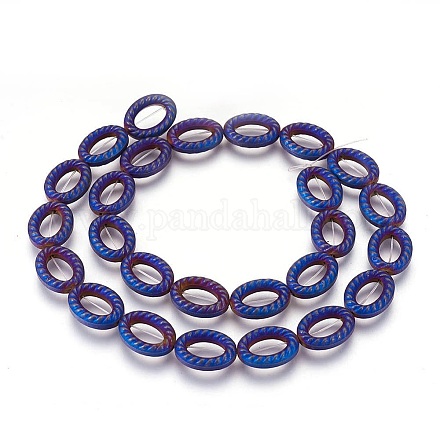 Гальванические немагнитная синтетический гематит бисер пряди G-P392-P03-1