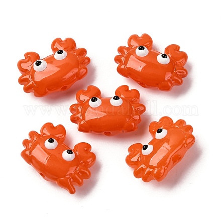 Прозрачные стеклянные эмалевые бусины LAMP-V001-08K-1