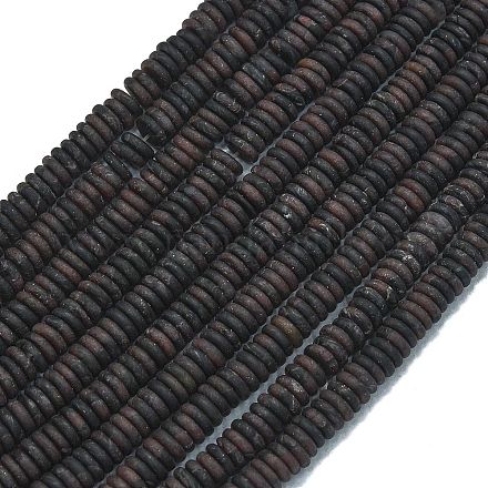 Нити бусин из натурального матового граната G-K389-C18-01-1