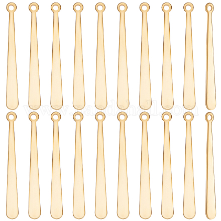 40 шт. подвески из нержавеющей стали 201 STAS-BBC0002-58-1