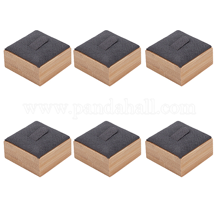 Квадратные деревянные одинарные кольцевые стенды RDIS-WH20001-01-1