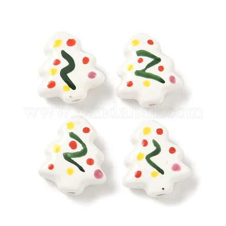 Фарфоровые бусины ручной работы PORC-P031-02E-1