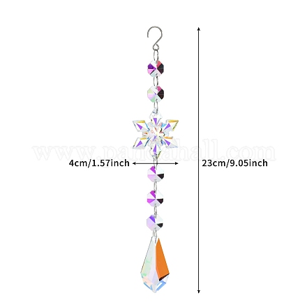 Снежинки из граненого стекла ловцы солнца&nbsp;PW-WG24776-01-1